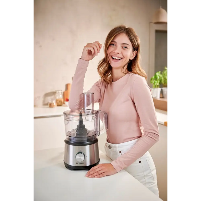 Severin KM 3892 food processor 1200 W 1.5 L Black Stainless steel Transparent - Food processorsAGD-ROK<<<Home Appliance