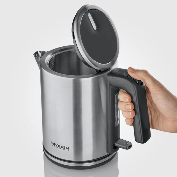 Severin WK 3489 electric kettle 1 L 2400 W Black Silver - Electric kettlesAGD-CZE<<<Home Appliance