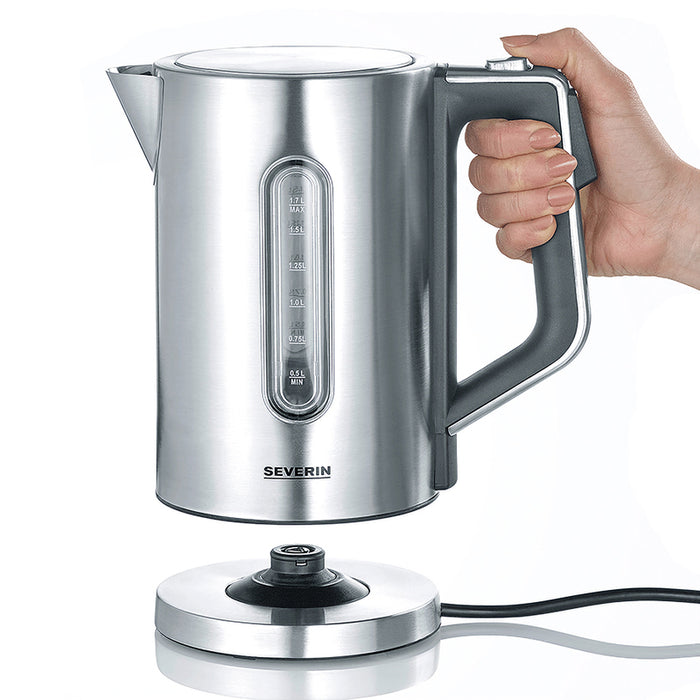 Electric kettle SEVERIN WK 3418 GREY, 1.70 l, 3000 W