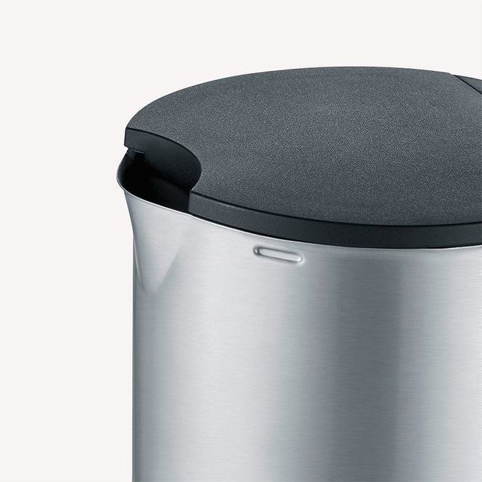 Severin WK 3409 electric kettle 1.7 L 2200 W Black, Stainless steel