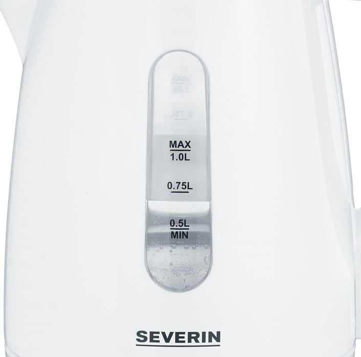 Severin WK 3411 electric kettle 1 L 2200 W White