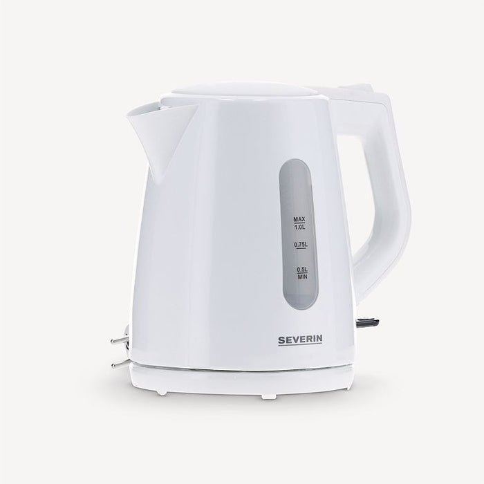 Severin WK 3411 electric kettle 1 L 2200 W White