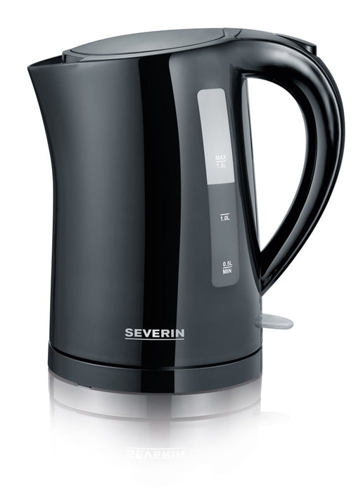 Severin WK 3498 electric kettle 1.5 L 2200 W Black