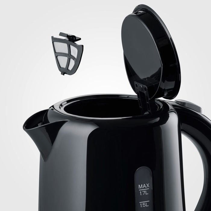 Severin WK 4322 electric kettle 1.7 L 2200 W Black