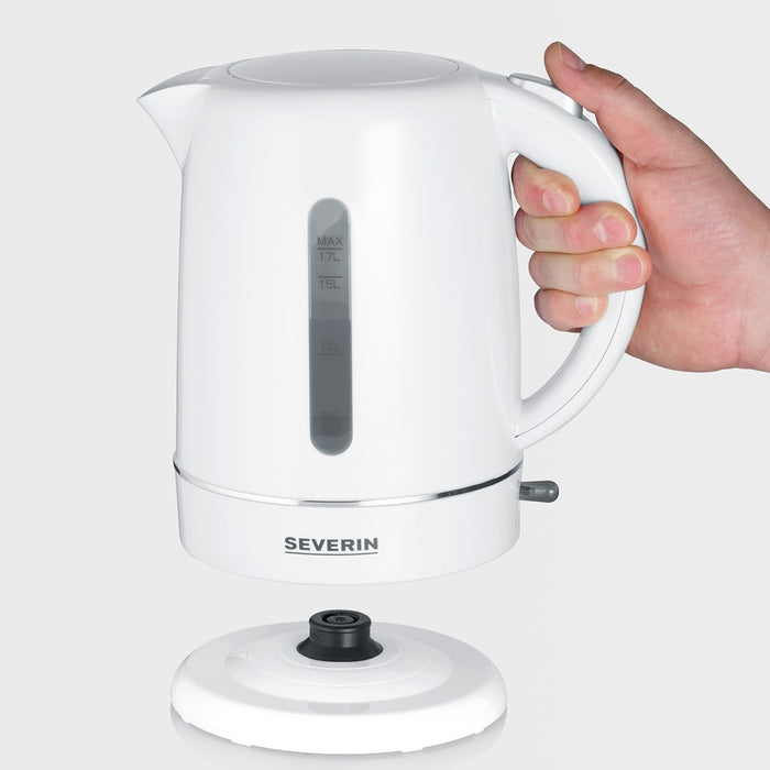 Severin WK 4325 electric kettle 1.7 L 2200 W White