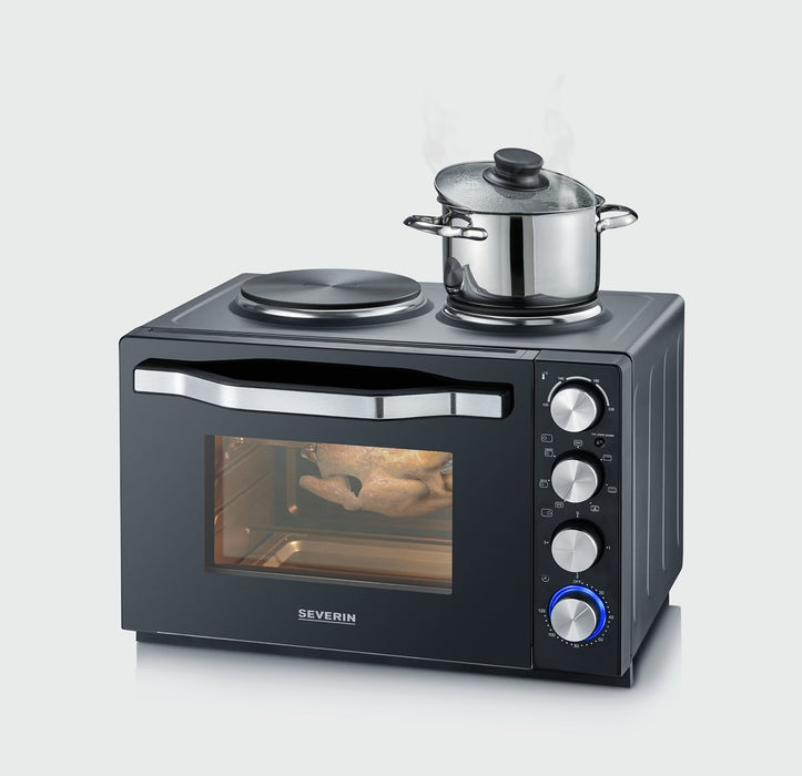 Severin TO 2074 toaster oven 30 L 2500 W Black Grill