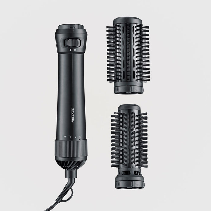 Severin WL 0241 hair styling tool Hot air brush Warm Black 1000 W 1.8 m