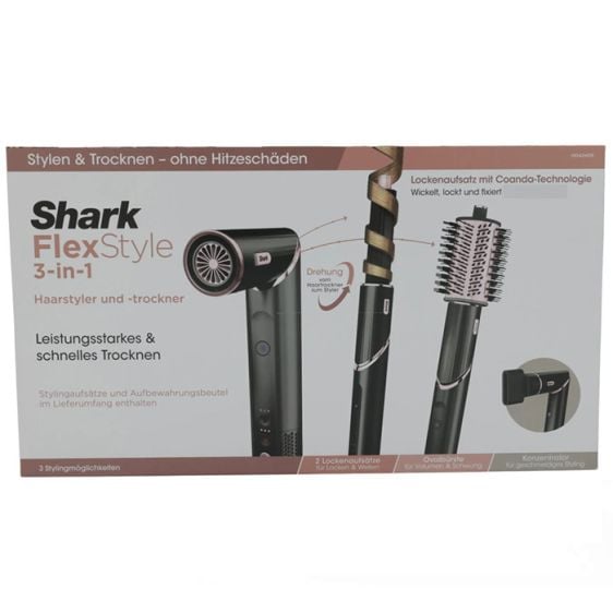 Masha Shark FlexStyle 3-in-1 Air Styler and Hair Dryer HD424DE