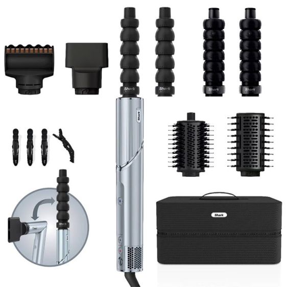 Masha Shark FlexStyle 6-in-1 Air Styler and Hair Dryer HD476WHEU