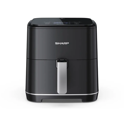 Sharp AF-GS552AE-B Air Fryer 5.5L Frying Basket 1650 W Digital Programme Control 8 Pre-set Programmes Pre-heat Reheat