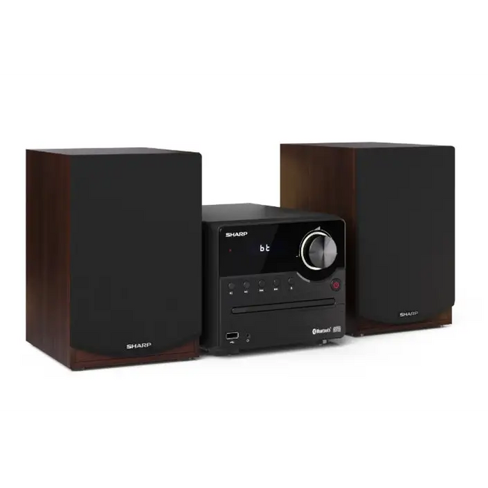 Sharp Audio Systems XL-B512(BR) HI-FI MICRO SYSTEM 45W total max power output FM PLL tuner Bluetooth v5.0 CD player USB