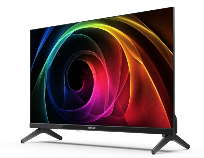 Sharp 24HA1205E, 24" LED HD 1366x768 Frameless, 100 000:1, DVB-T/T2/C/S/S2, Active Motion 100, Speaker 2x3W, Dolby Digital, CI+, 3xHDMI (ARC/CEC), 2xUSB, LAN, Video/Audio input (3 x RCA), Hotel Mode, E, 2 pole Stand