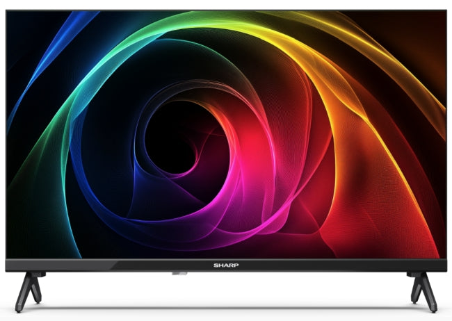 Sharp 24HA1205E, 24" LED HD 1366x768 Frameless, 100 000:1, DVB-T/T2/C/S/S2, Active Motion 100, Speaker 2x3W, Dolby Digital, CI+, 3xHDMI (ARC/CEC), 2xUSB, LAN, Video/Audio input (3 x RCA), Hotel Mode, E, 2 pole Stand