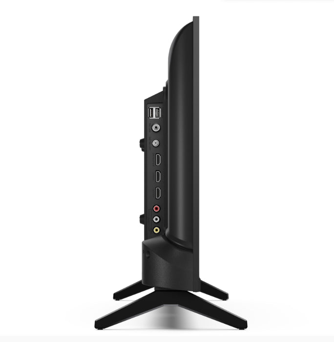 Sharp 24HA1205E, 24" LED HD 1366x768 Frameless, 100 000:1, DVB-T/T2/C/S/S2, Active Motion 100, Speaker 2x3W, Dolby Digital, CI+, 3xHDMI (ARC/CEC), 2xUSB, LAN, Video/Audio input (3 x RCA), Hotel Mode, E, 2 pole Stand