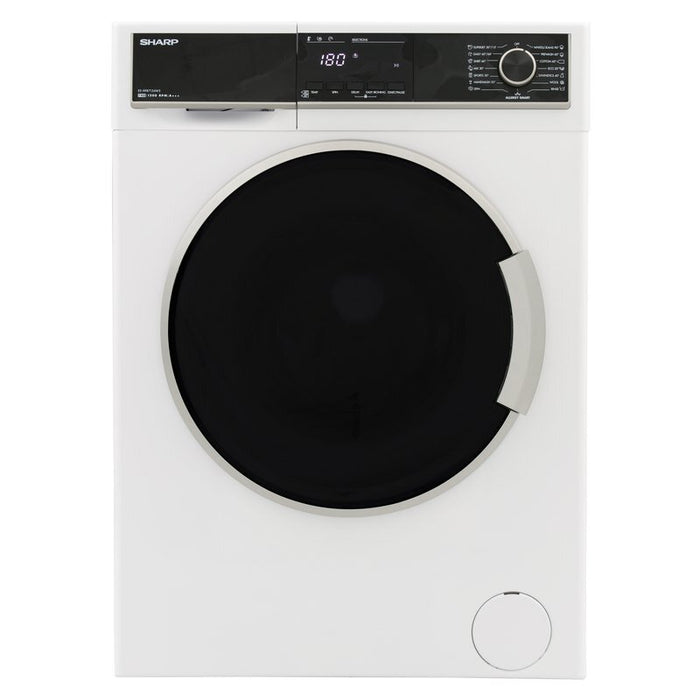 Washing machine Sharp ES-HFB812AWC*** , 1200 rpm, 8.00 kg, C , White