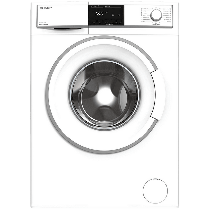 Washing machine Sharp ES-HFB8143WD*** , 1400 rpm, 8.00 kg, D , White