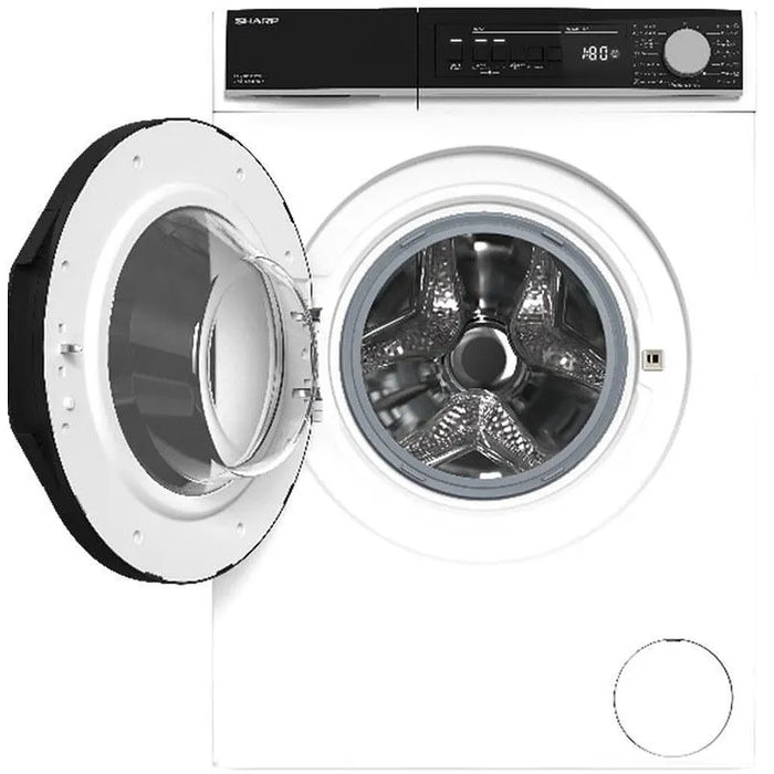Washing machine Sharp ES-NFB014AWNA, 10.00 kg, 1400 rpm, A, White