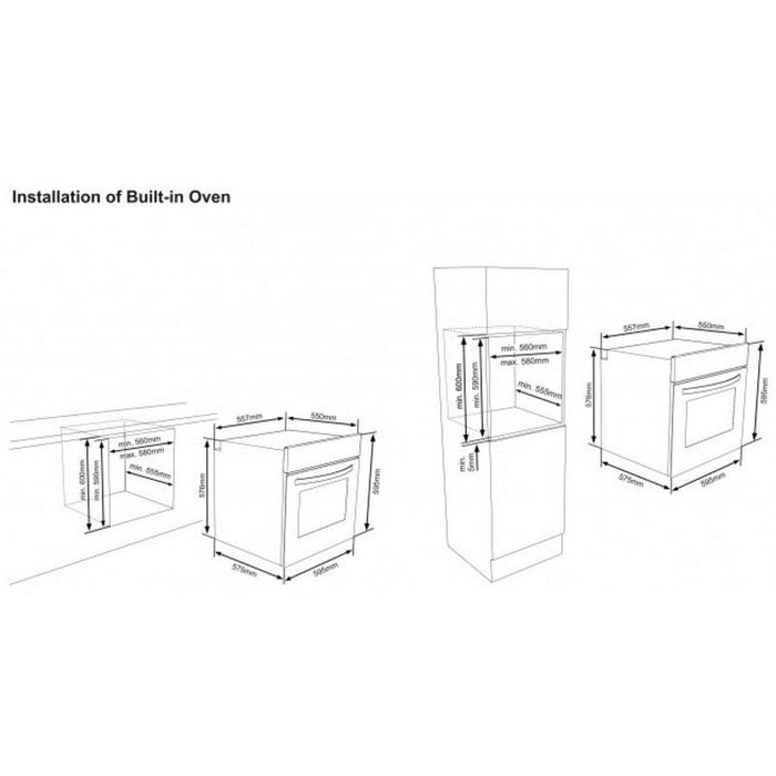 Built-in oven Sharp K-50M22IL2, 65, A, Mechanical