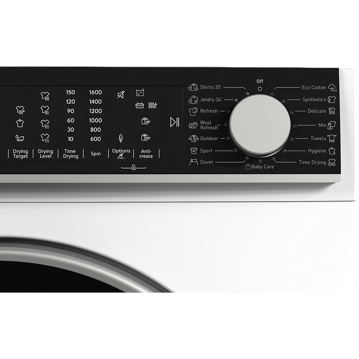 Dryer Sharp KD-NHL0S7GWD, 10 kg, D, White