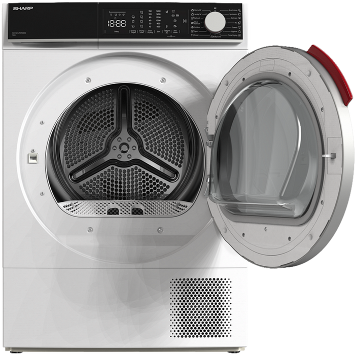 Sharp KD-NHL9S9GWD Dryer, 9 kg, D, White