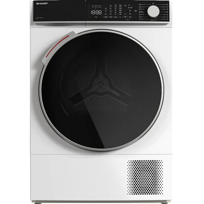 Sharp KD-NHL9S9GWD Dryer, 9 kg, D, White