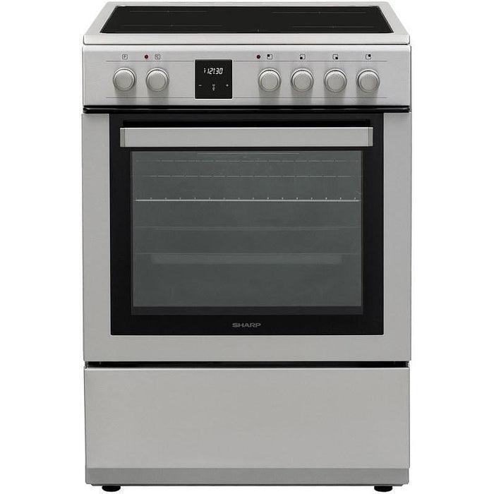 Cooker (electric) Sharp KF-76FVDT22IMK-EU, Ceramic, INOX