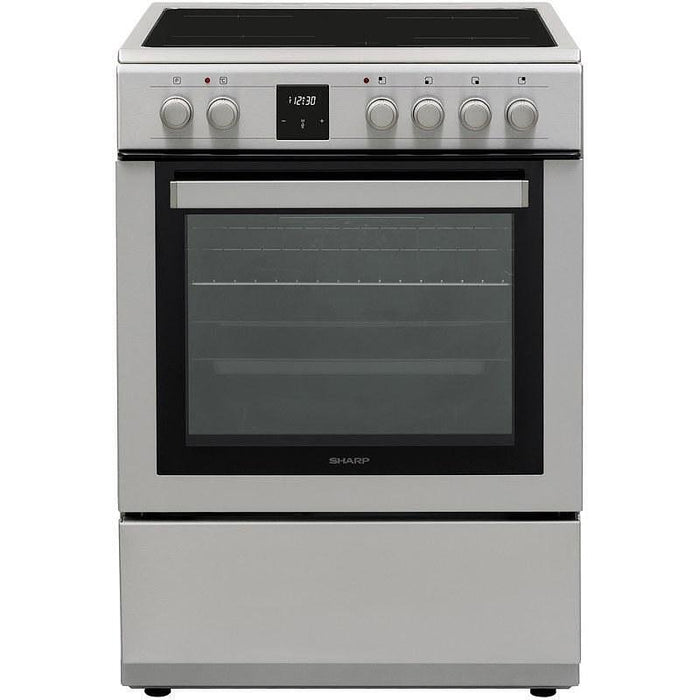 Electric cooker Sharp KF-76FVDT22IMK-EU, INOX, Ceramic