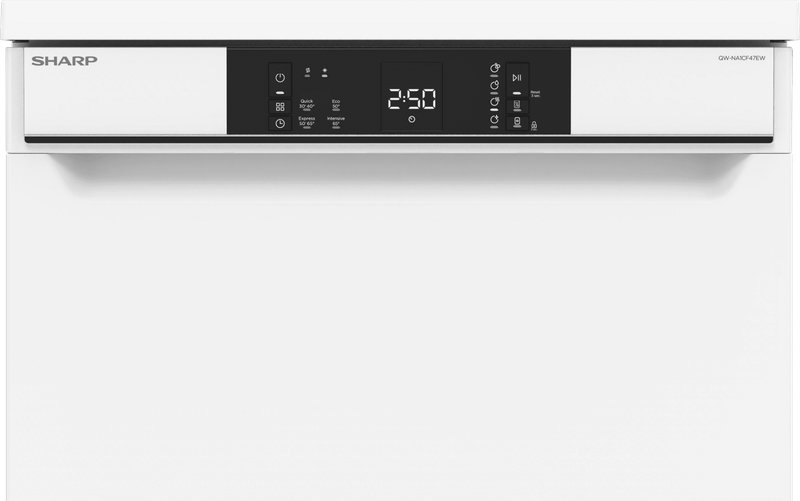 Dishwasher Sharp QW-NA1CF47EW, 13 place settings, 60 W, mm, E