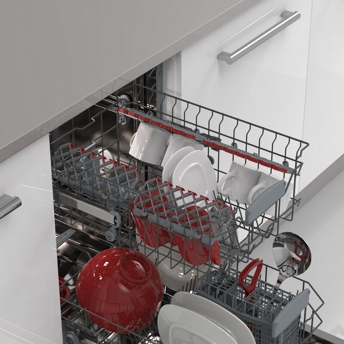 Built-in dishwasher Sharp QW-NS14I49EX, 10 place settings, 45 W, mm, E