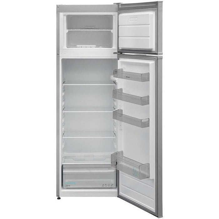 Refrigerator with top chamber Sharp SJ-FTB03ITXLE, 243 l, E, Inox, Static