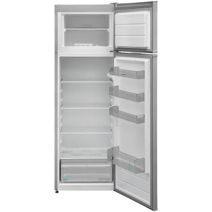 Refrigerator with top chamber Sharp SJ-FTB03ITXLE, 243 l, E, Inox, Static
