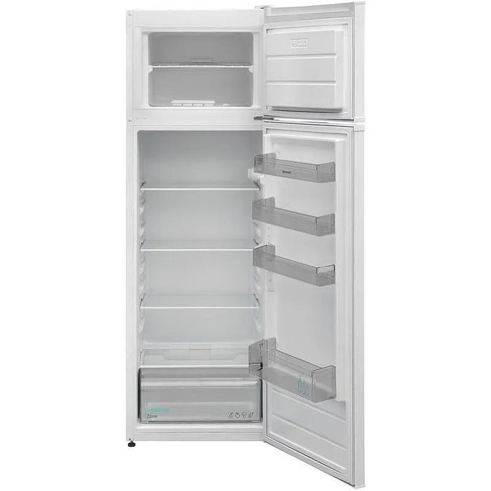 Refrigerator with top chamber Sharp SJ-FTB03ITXWE, 243 l, E, White, Static
