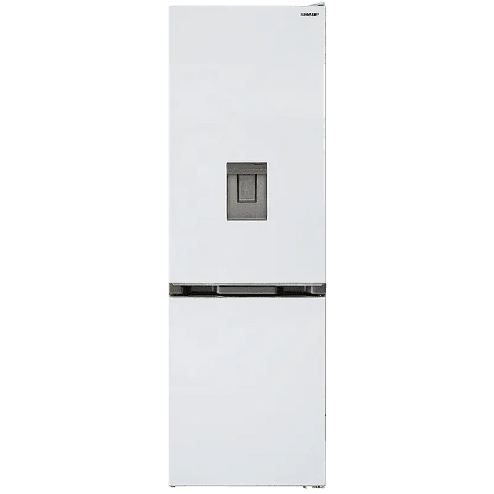 Refrigerator with freezer Sharp SJ-NBA21DMDWE , 331 l, E , No Frost , White