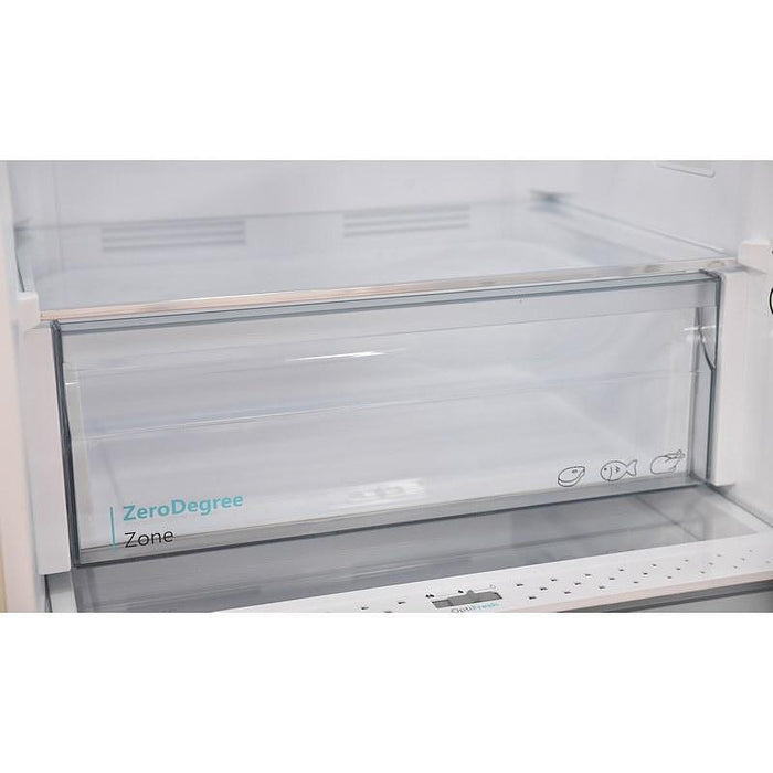 Refrigerator with freezer Sharp SJ-NBA32DHDAE , 367 l, E , No Frost , Black stainless steel