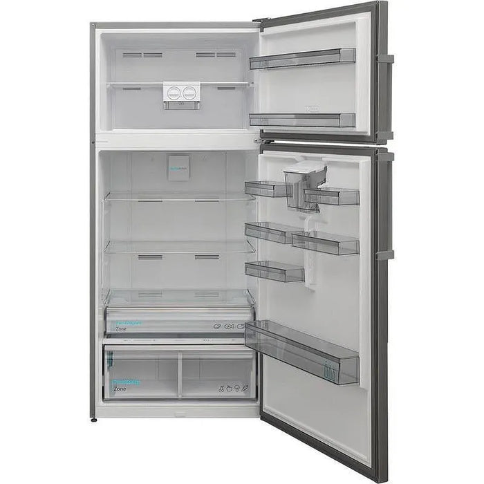 Refrigerator with top chamber Sharp SJ-NTA35CHDIE, 587 l, E, No Frost, Inox