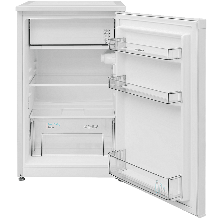 Refrigerator Sharp SJ-UE088T0W, 89 l, E, White
