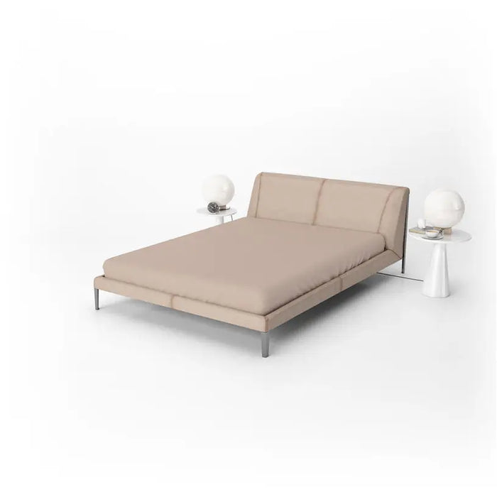 SHEET WITH ELASTIC FOR MATTRESS 90X200 CM DILIOS BEIGE MIK MAC - Чаршафи<<<Текстил за спалня<<<Мебели и