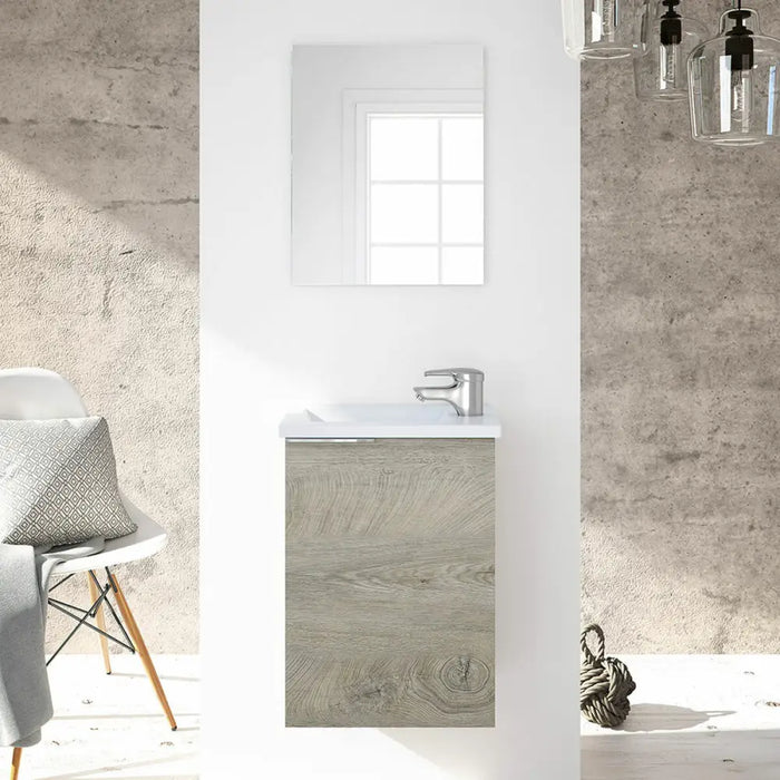 Shelf with hanger and mirror Forés Brown - Баня<<<Дом Градина<<<BigBuy&&&Аксесоари и кранчета<<<Баня<<<Дом