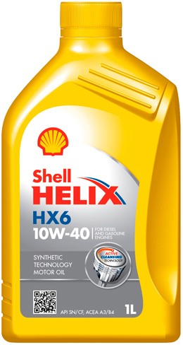 SHELL HELIX HX6 10W-40 1L