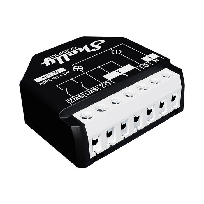 Shelly Qubino Wave2PM Controller, 2-channel, Z-Wave (Power measurement)