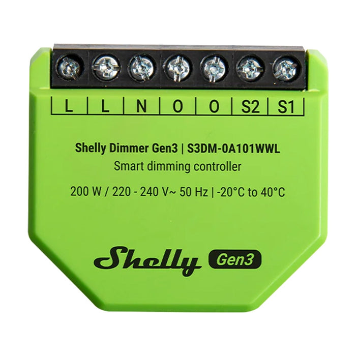 Shelly Dimmer Gen3 WiFi Light Controller