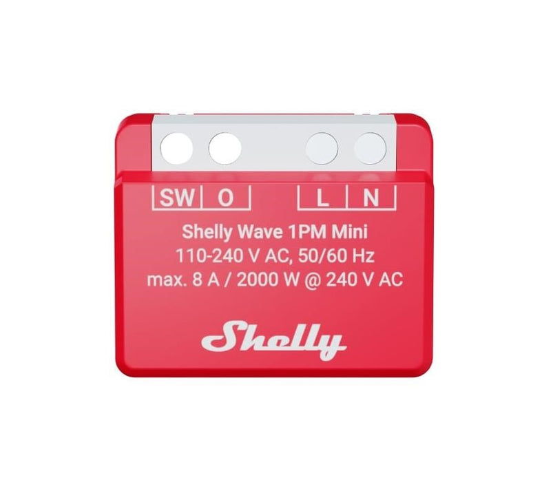 Shelly Wave 1PM Mini LR Smart Z-Wave Relay