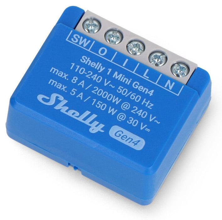 Shelly 1 Mini Gen4 Controller Zigbee/Matter