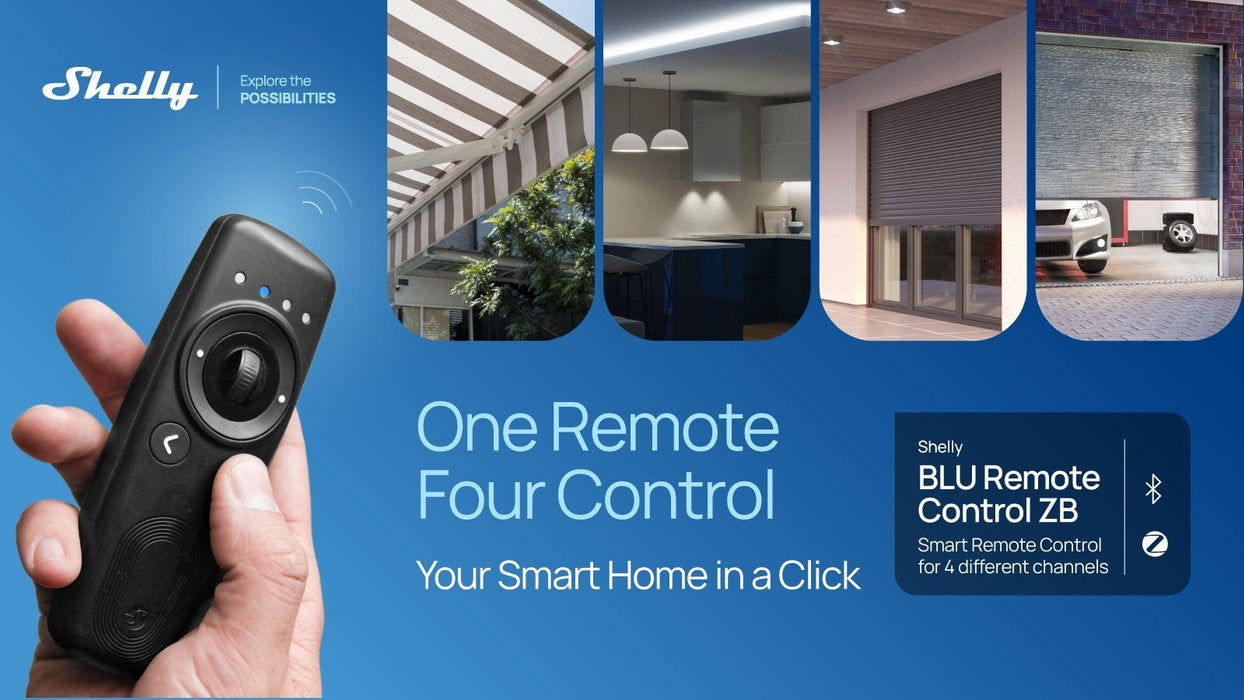 Shelly BLU Remote Control ZB (BT / ZigBee)