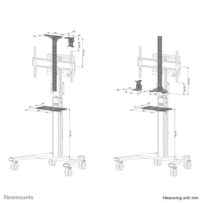 Shelves Neomounts AFLS-825WH1 - Компютър Мрежи и компоненти<<<Компютри| Електроника<<<BigBuy&&&Комуникационни
