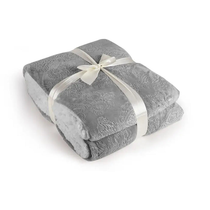 SHERPA BLANKET DILIOS MAJESTIC 140X200 CM GRAY - Завивки и одеяла<<<Текстил за спалня<<<Мебели и интериор<<<Praktiker