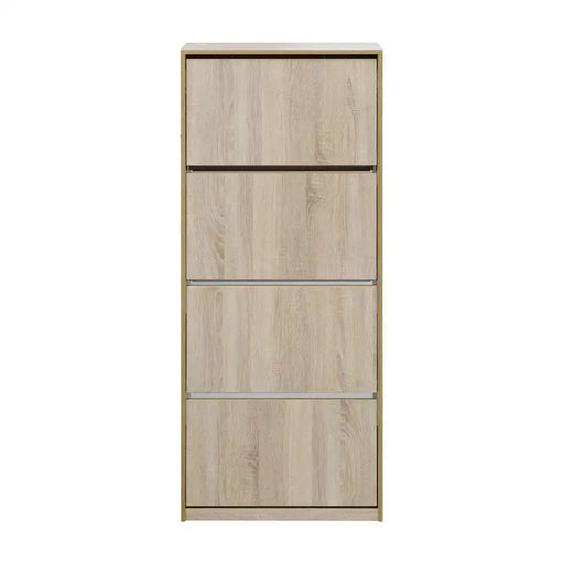 SHOE CABINET WITH 4 DOORS SONOMA 64X26X159 CM. ALPI - Шкафове за обувки<<<Мебели и обков<<<Мебели и интериор<<<Praktiker