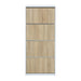 SHOE CABINET WITH 4 DOORS WHITE GLOSS + SONOMA 64X26X159 CM. ALPI - Шкафове за обувки<<<Мебели и обков<<<Мебели и