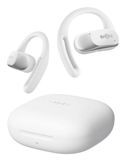 SHOKZ OpenFit Air, weiss Headset Wireless Ear-hook Calls/Music/Sport/Everyday Bluetooth White