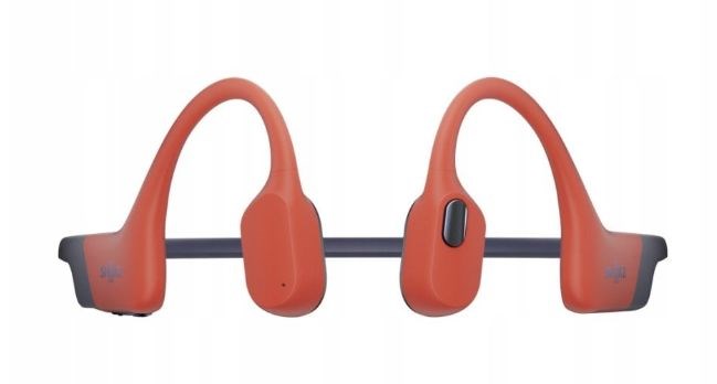 Shokz OpenSwim Pro Red wireless bone conduction headphones
